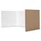 Flipside Corrugated Study Carrels, 12in x 48in, White, PK24 60005-24 - alternate 2